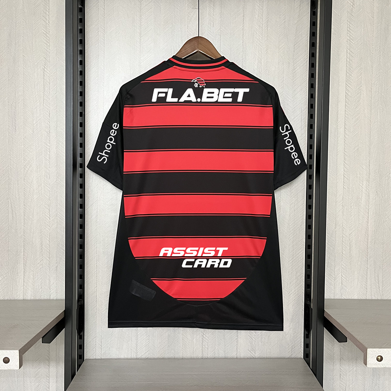 2025-26 Flamengo Home +All Sponsors S-4XL - Image 2