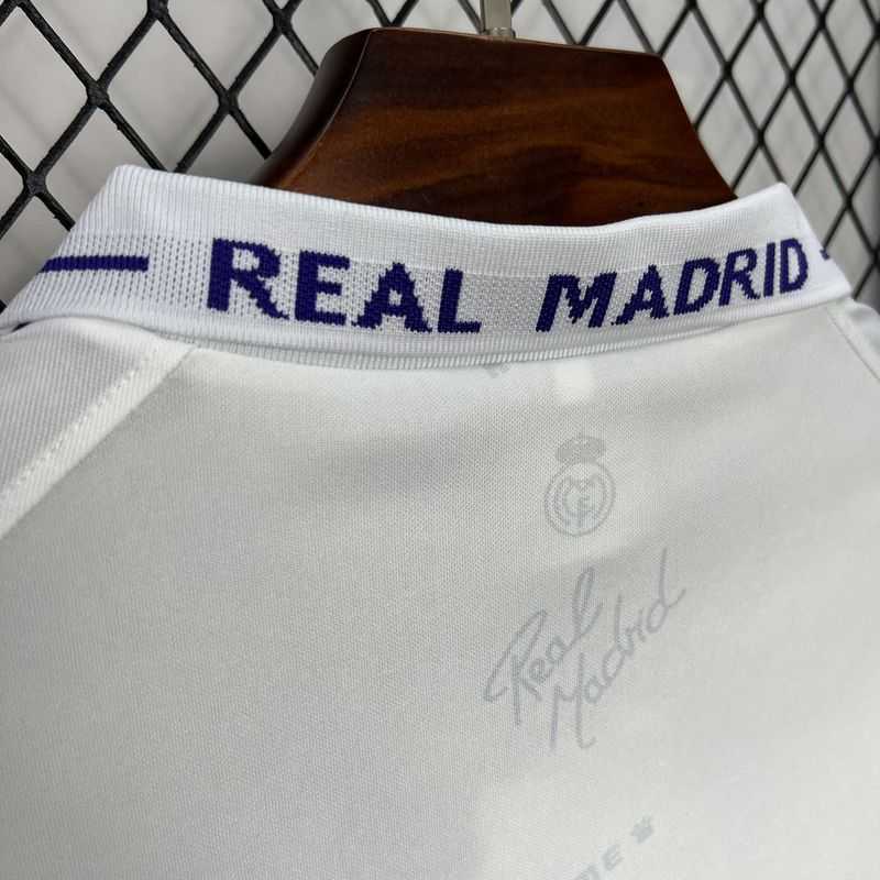 1994-95 Real Madrid Home Long Sleeve S-2XL - Image 6