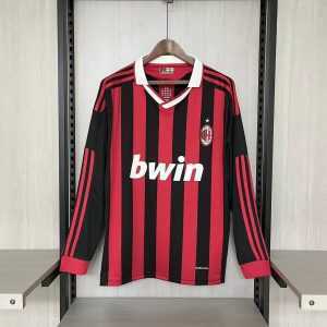 2009-10 AC Milan home long sleeve S-XXL