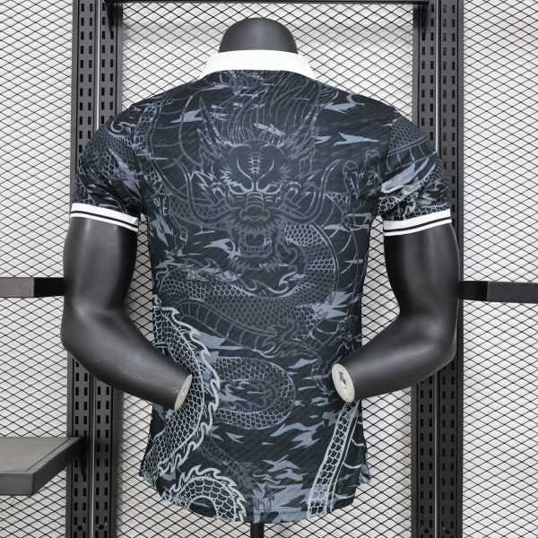 2025-26 Real Madrid Special Polo Black Dragon Player S-2XL - Image 2