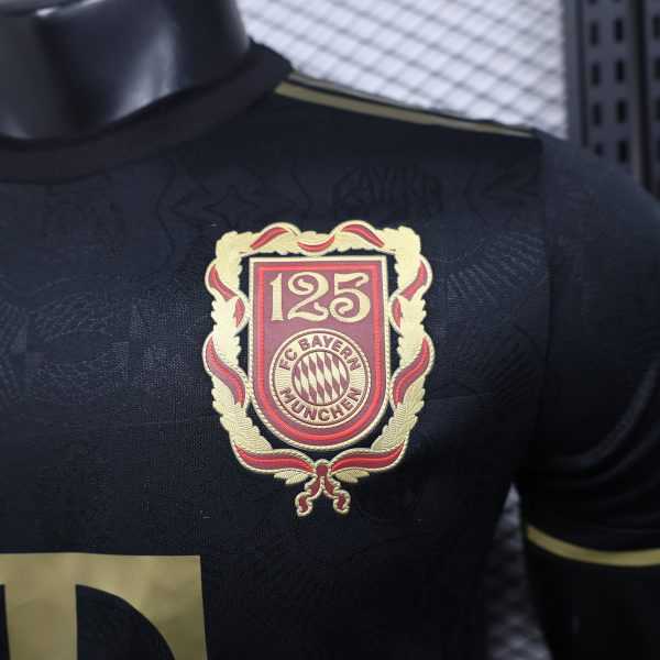 2025-26 Bayern Munich 125 Years Black Player S-2XL - Image 3