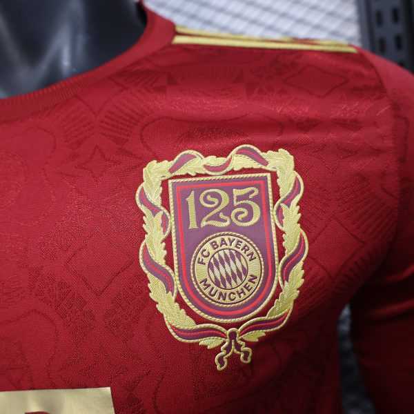 2025-26 Bayern Munich 125th Anniversary Edition Long Sleeve S-2XL - Image 3