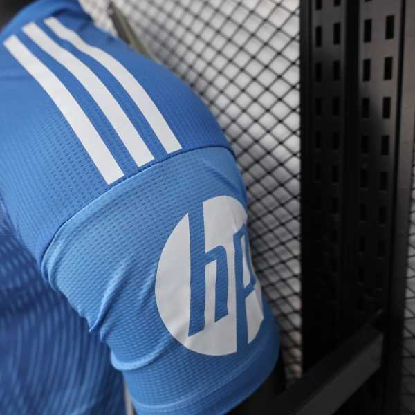 2025-26 Real Madrid Goalkeeper Blue Player Size S-2XL - Image 4