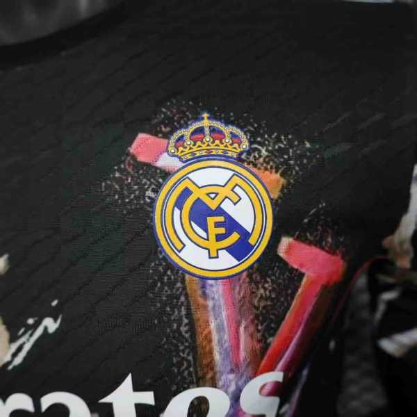 2025-26 Real Madrid L-V Black Player Size S-2XL - Image 5