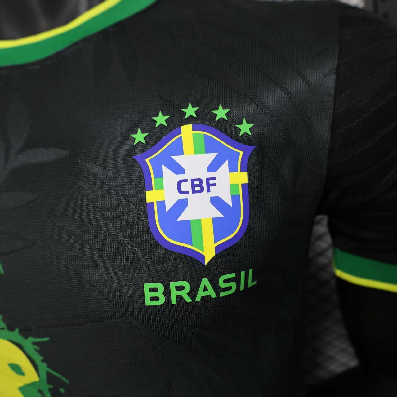 2025-26 Brazil Special Black Payer S-2XL - Image 3